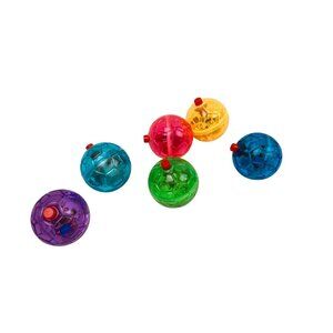 6 Pieces Ghost Hunting Cat Ball Light up Cat Balls Motion Activated Interactive